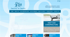 Desktop Screenshot of centraltohealth.com.au